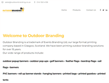 Tablet Screenshot of outdoorbranding.co.uk